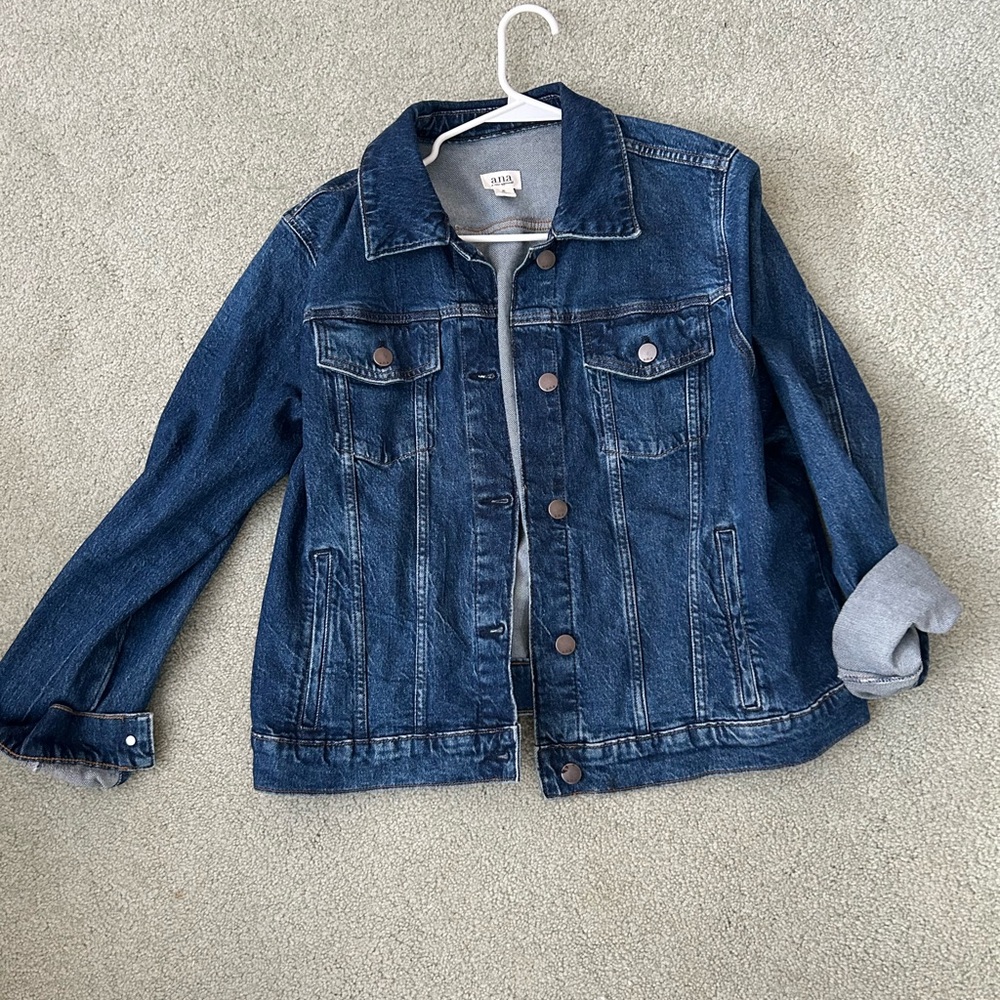 a.n.a Dark Blue Women’s Denim Jacket